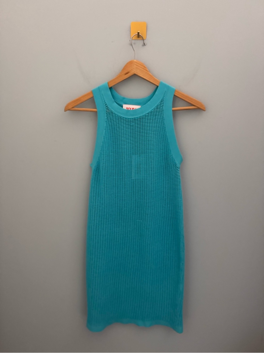 NWT Solid & Striped The Carson Mini Dress in Cerulean Blue. Size S - Picture 6 of 14